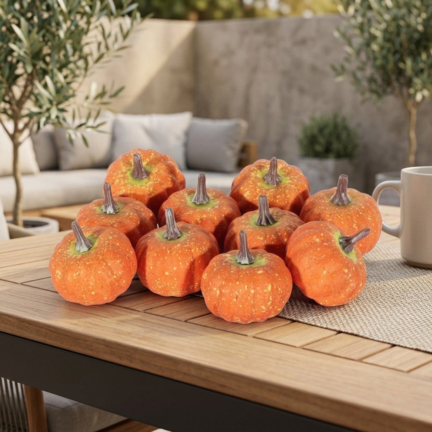 Small Decorative Autumnal Pumpkins