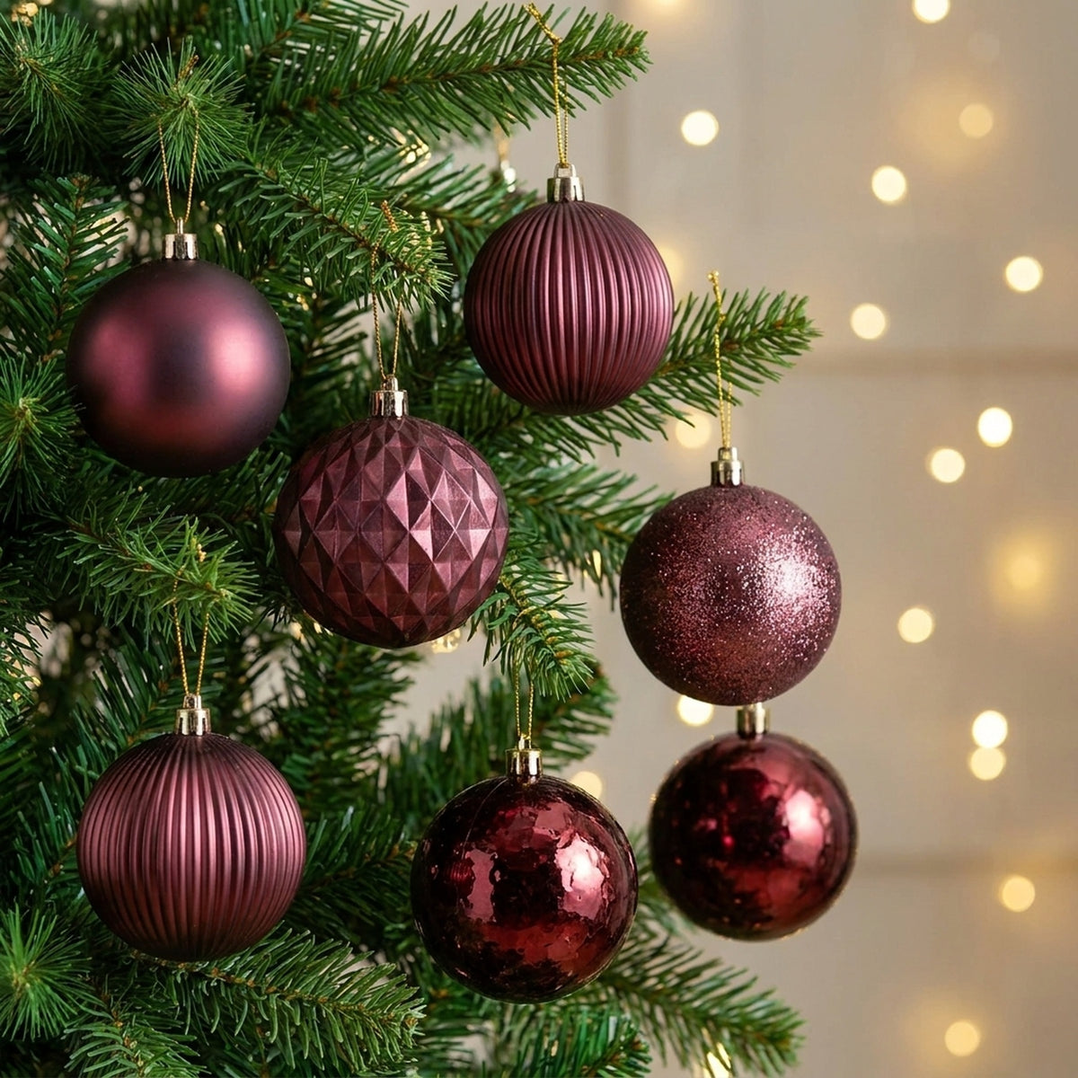Mixed Finish Christmas Bauble 20 Pack