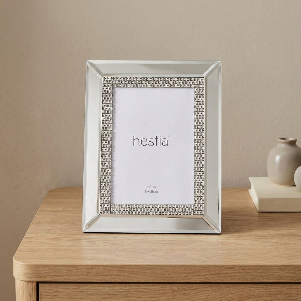 Sparkling Diamante Glass Photo Frame