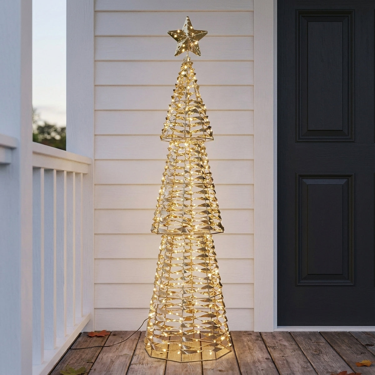 Gold Foil LED Decorative Tree Light