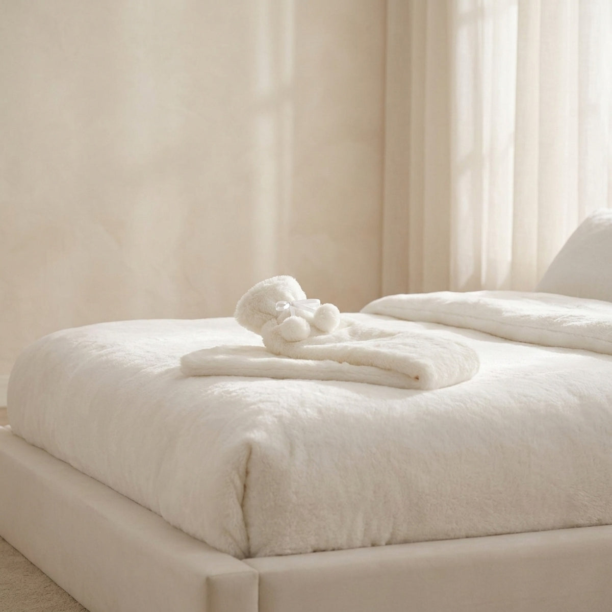 Soft Faux Fur Long Hot Water Bottle - V3