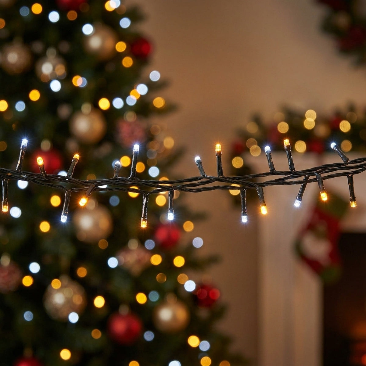 Mains Operated 1500 LED Compact String Lights