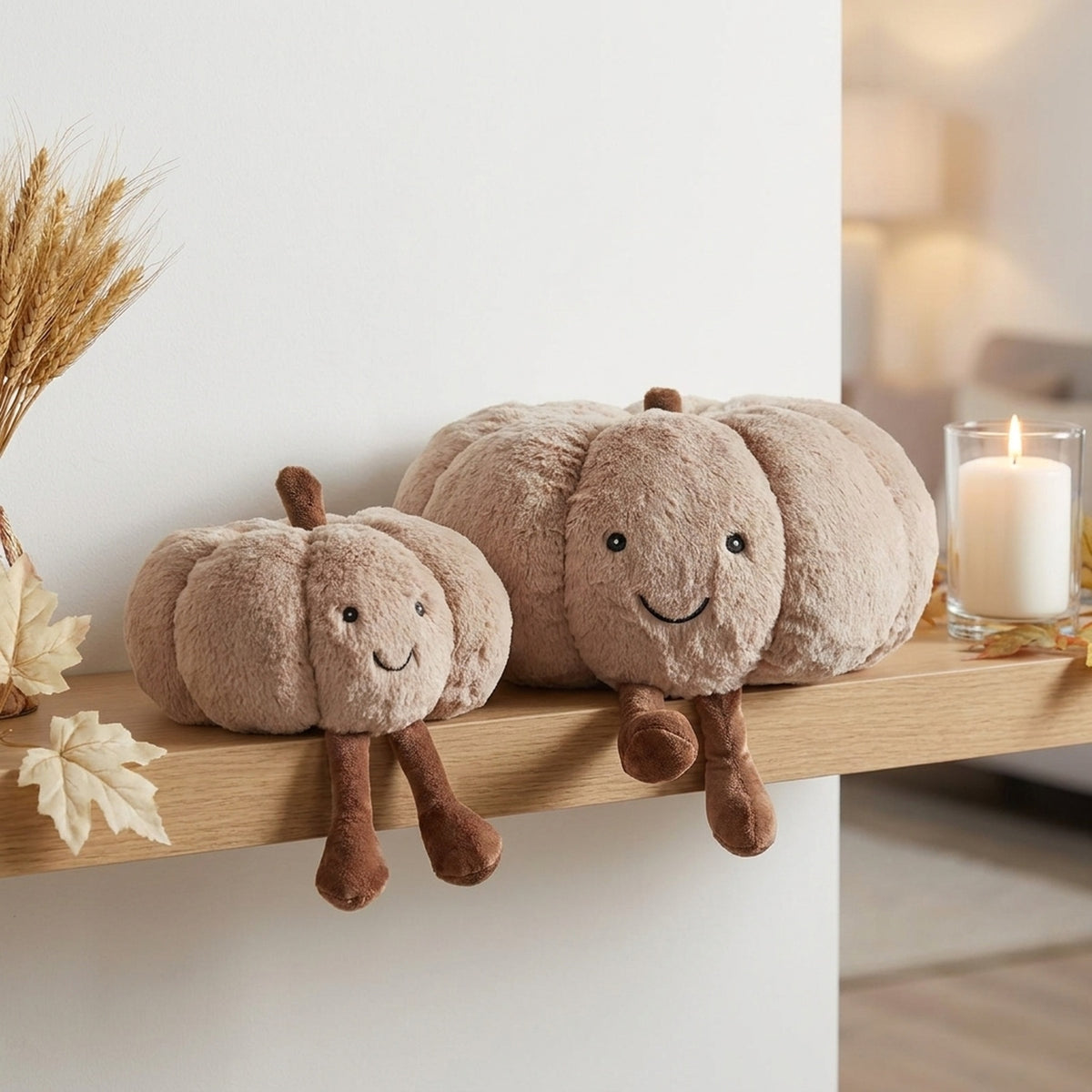 Cosy Autumnal Plush Decorative Figure