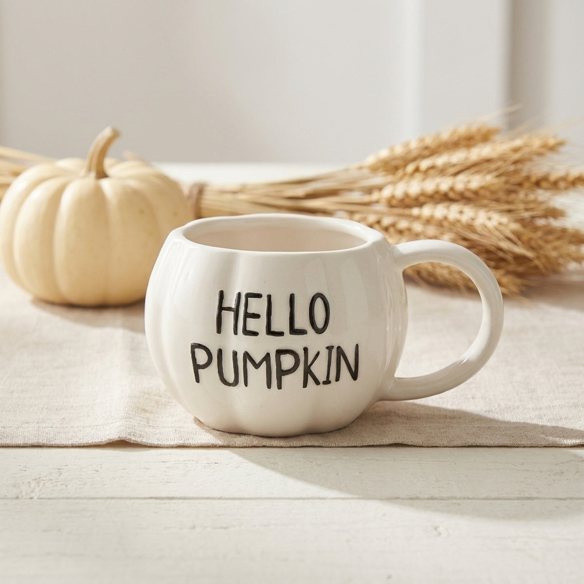 Seasonal Hello Pumpkin Decorative Mug