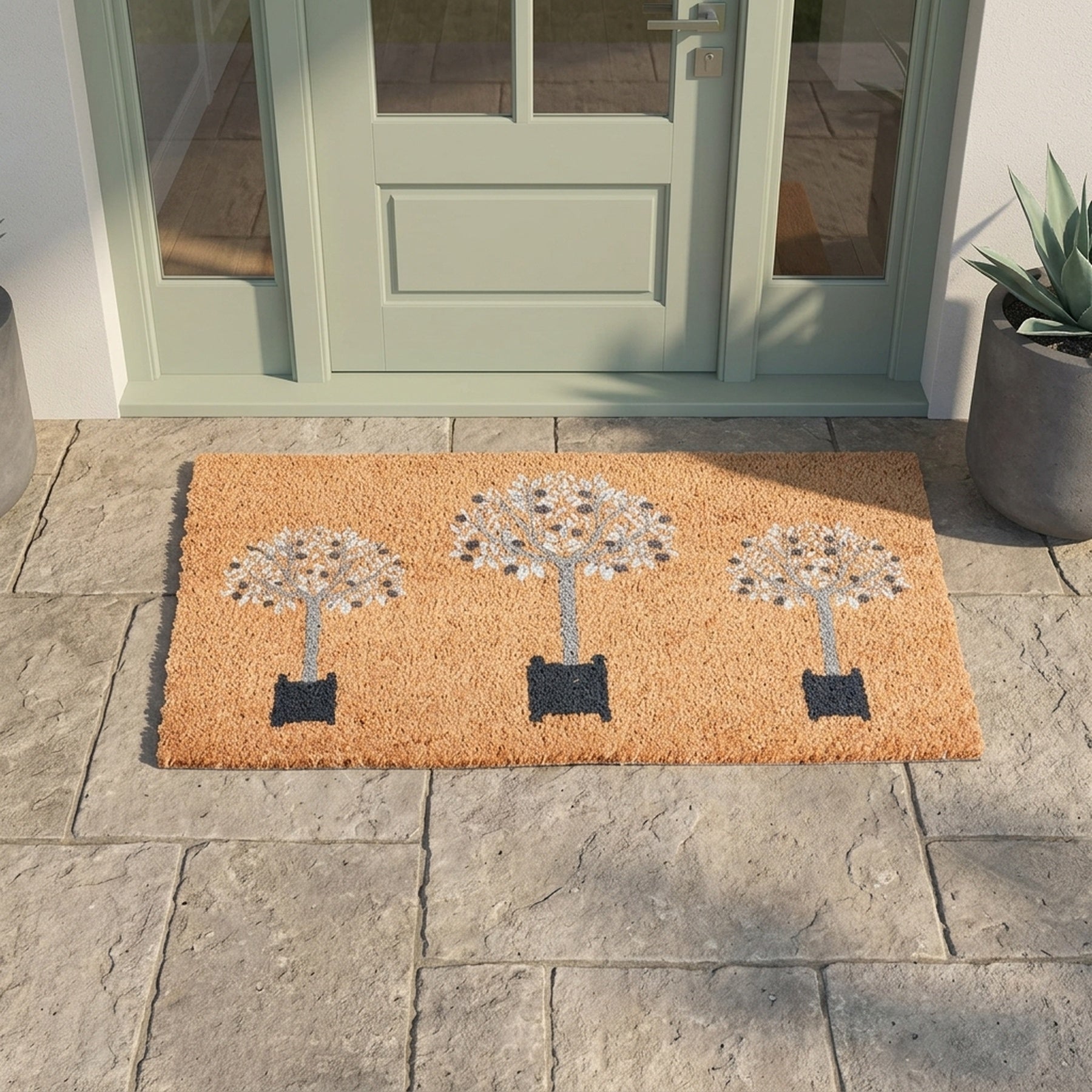 Olives Natural Coir Doormat