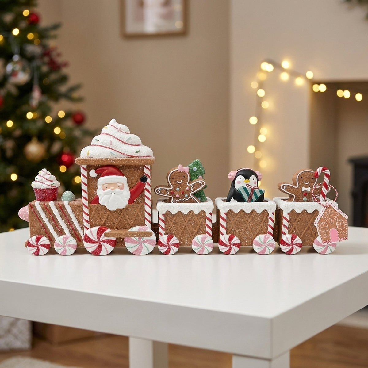 Gingerbread Train Christmas Decoration