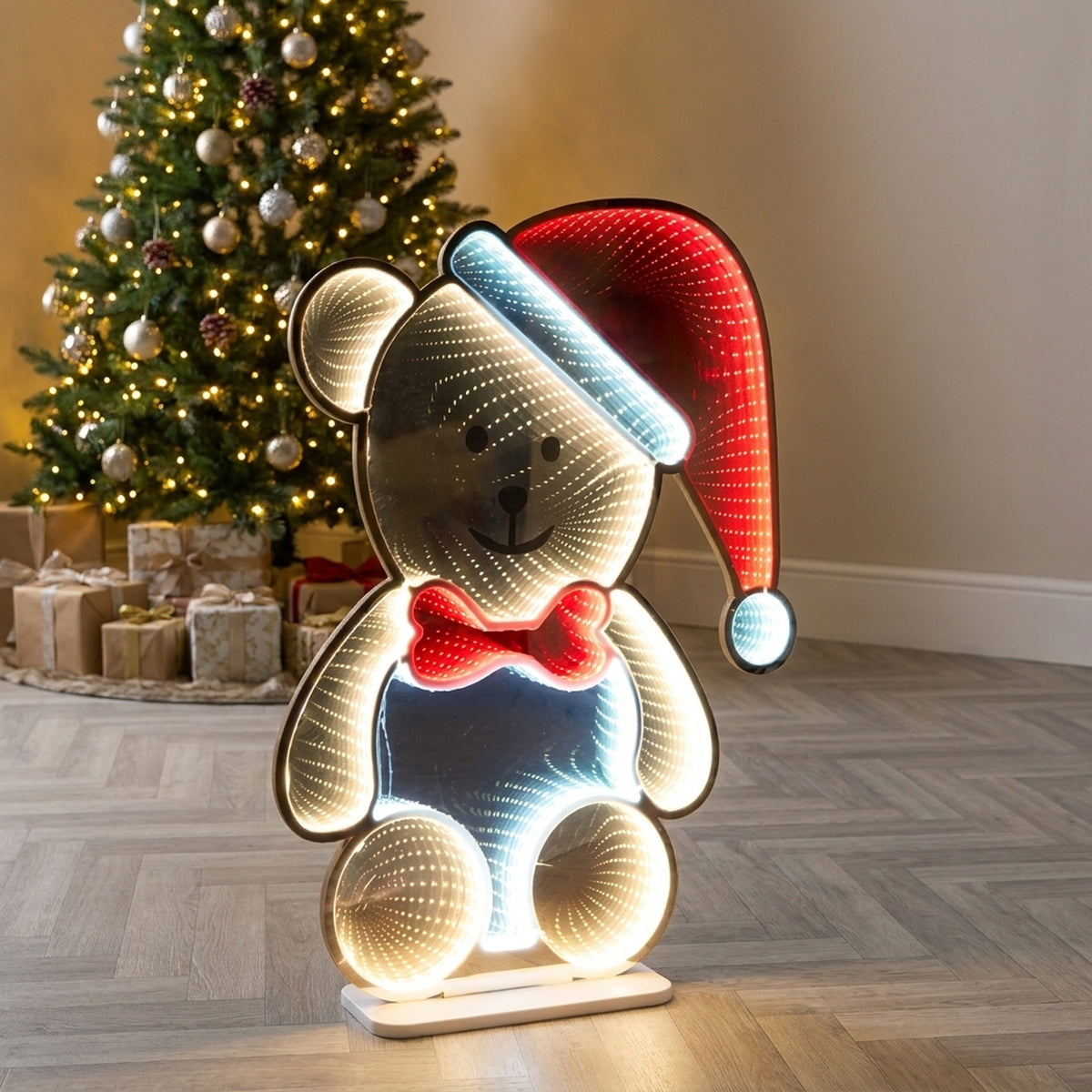 Mains Operated LED Infinity Light Bear