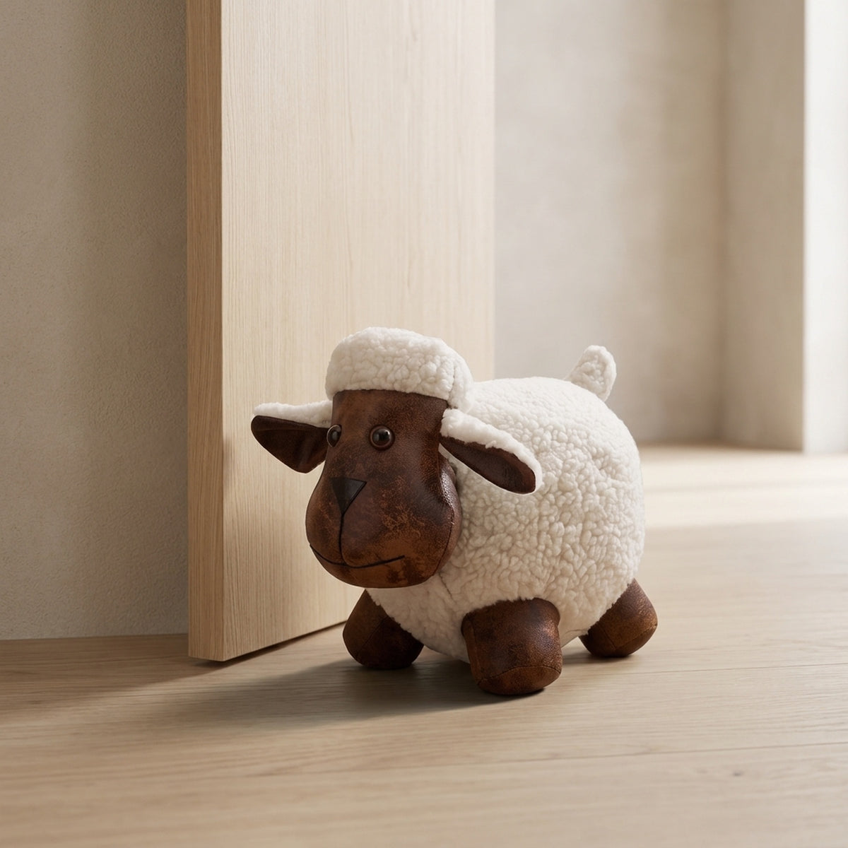 Characterful Sheep Weighted Doorstop