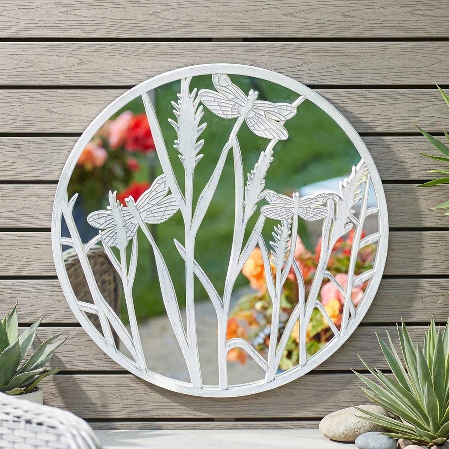 WingFlection Dragonfly  Garden Mirror