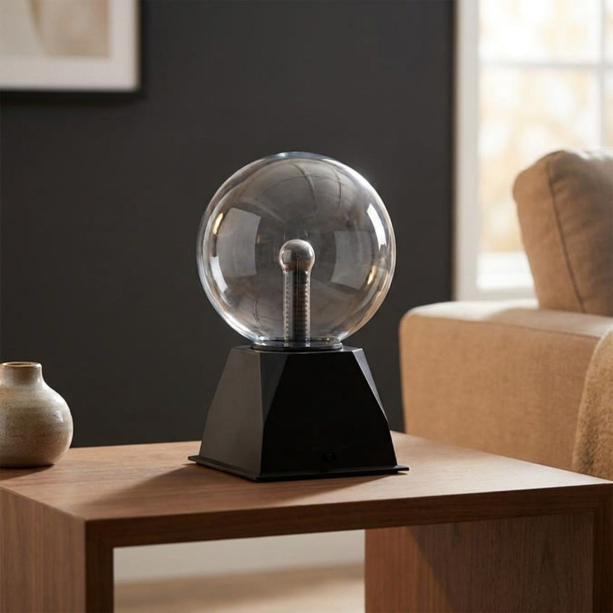 Interactive Glass Plasma Ball Display