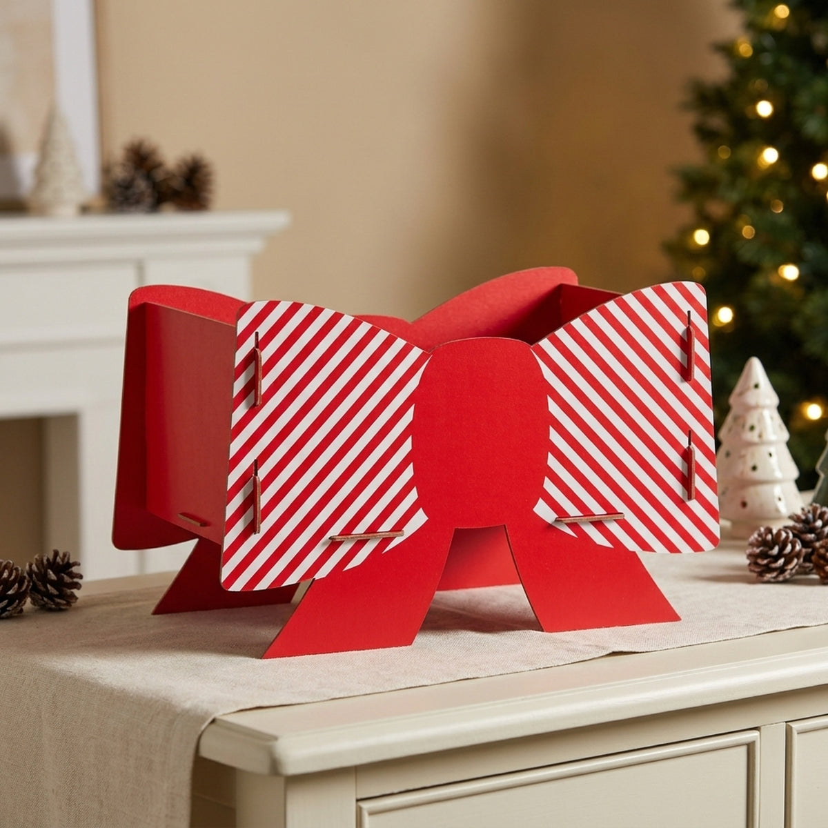 Christmas Fun Decorative Present Bow Box