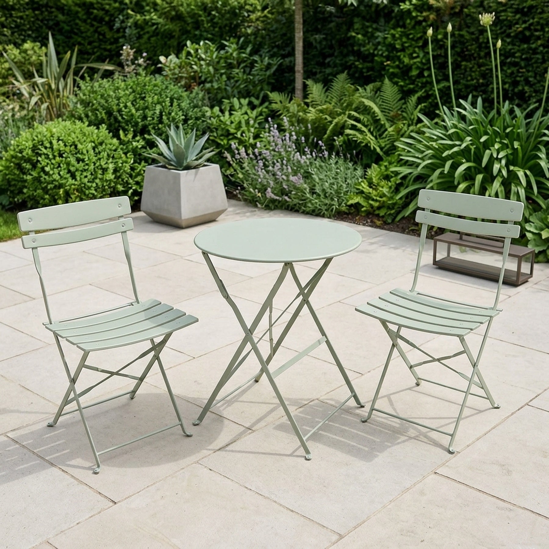 Sage Green Reims 2 Seater Bistro Set