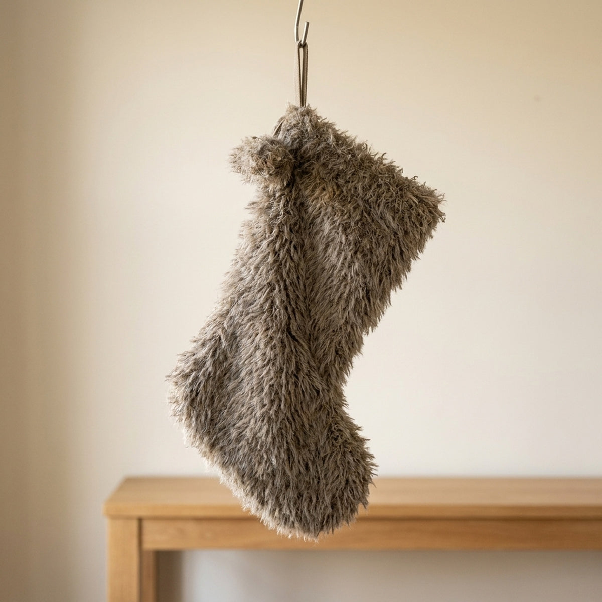 Natural Festive Christmas Stocking