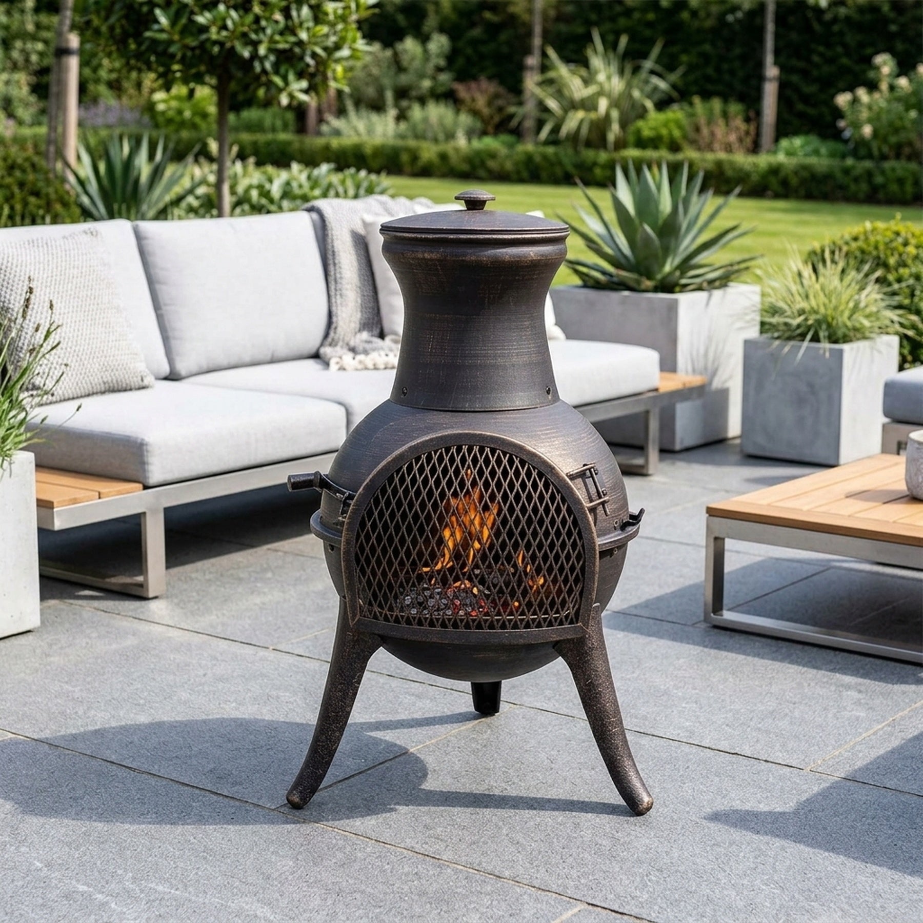 Traditional El Clasico Garden Chimenea