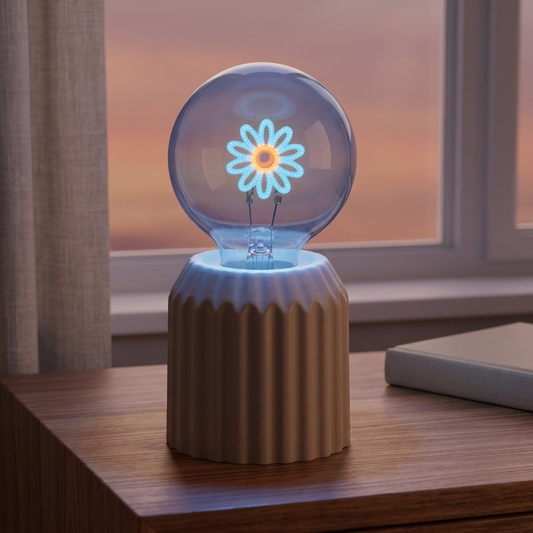 Bloom Floral Neon Effect LED Lamp