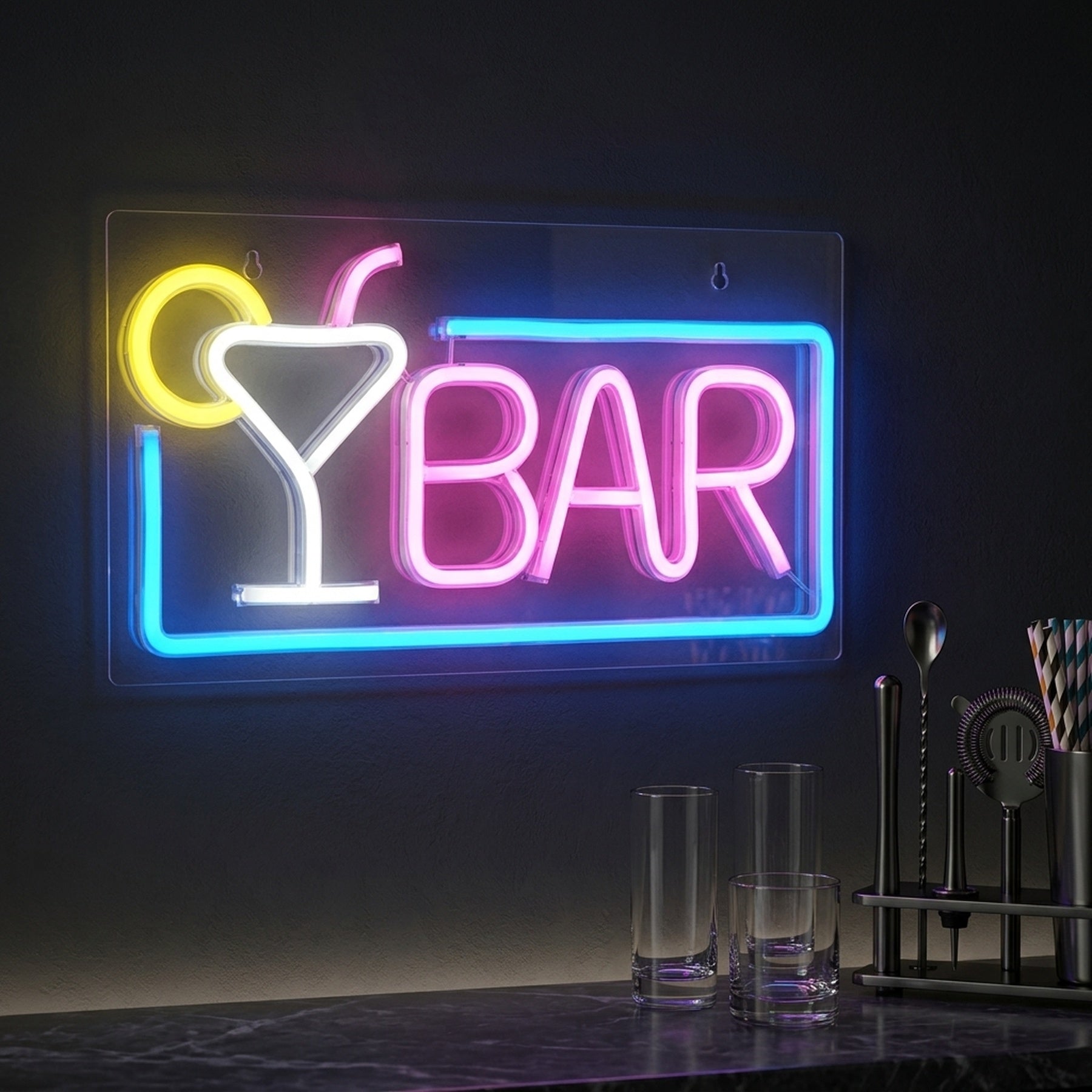 NeonEsque Cocktail Bar LED Neon Sign