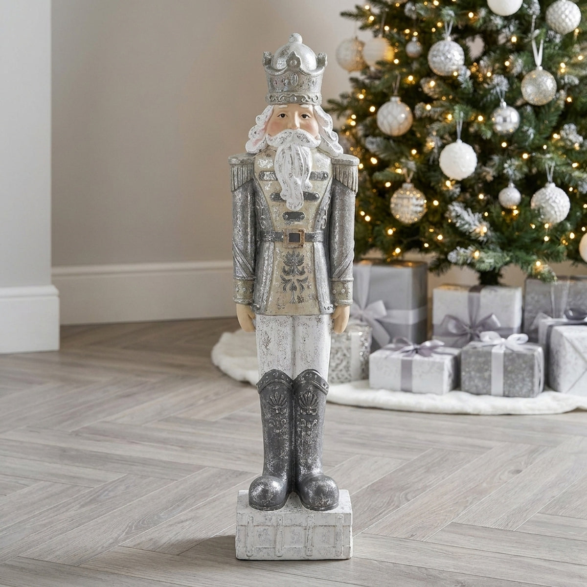 Intricately Detailed Regal Nutcracker Figure