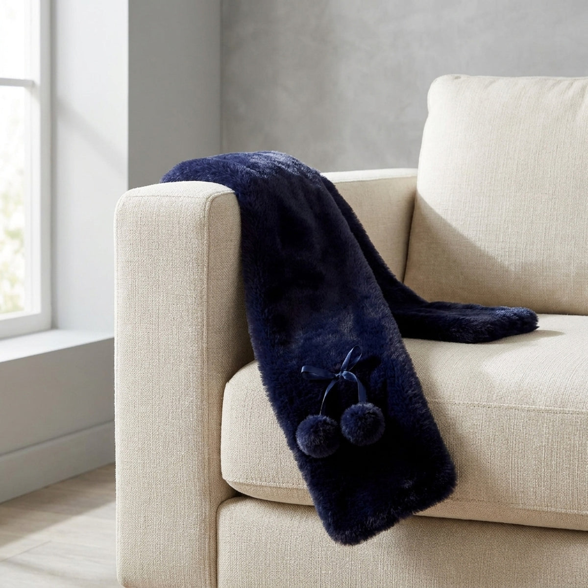 Soft Faux Fur Long Hot Water Bottle