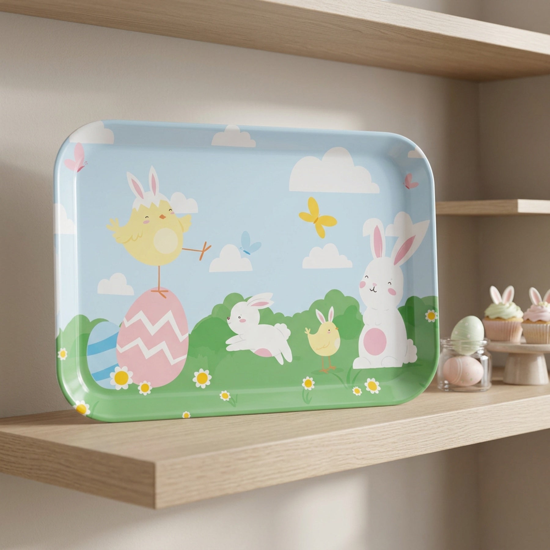 Decorative Easter Novelty Serving Tray
