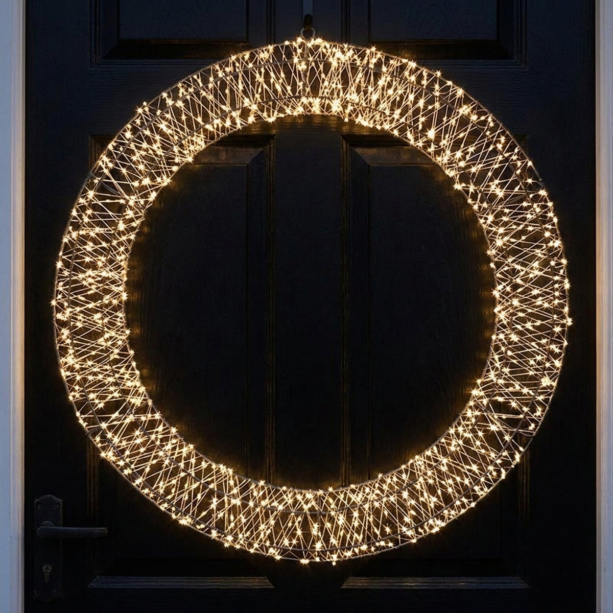 LED Flat Back Decorative Wreath