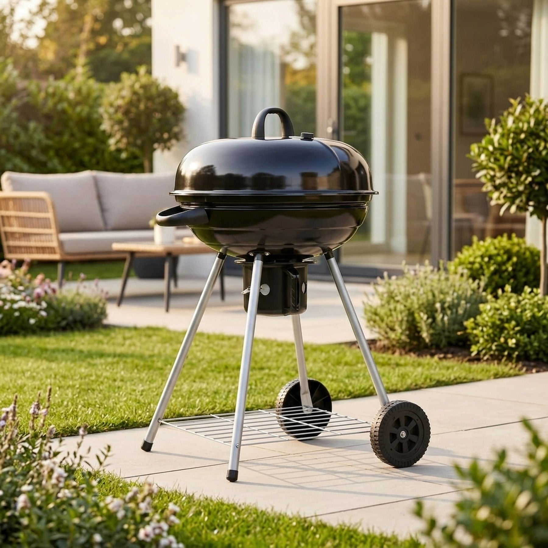 Luxe Outdoor Kettle Barbecue Grill