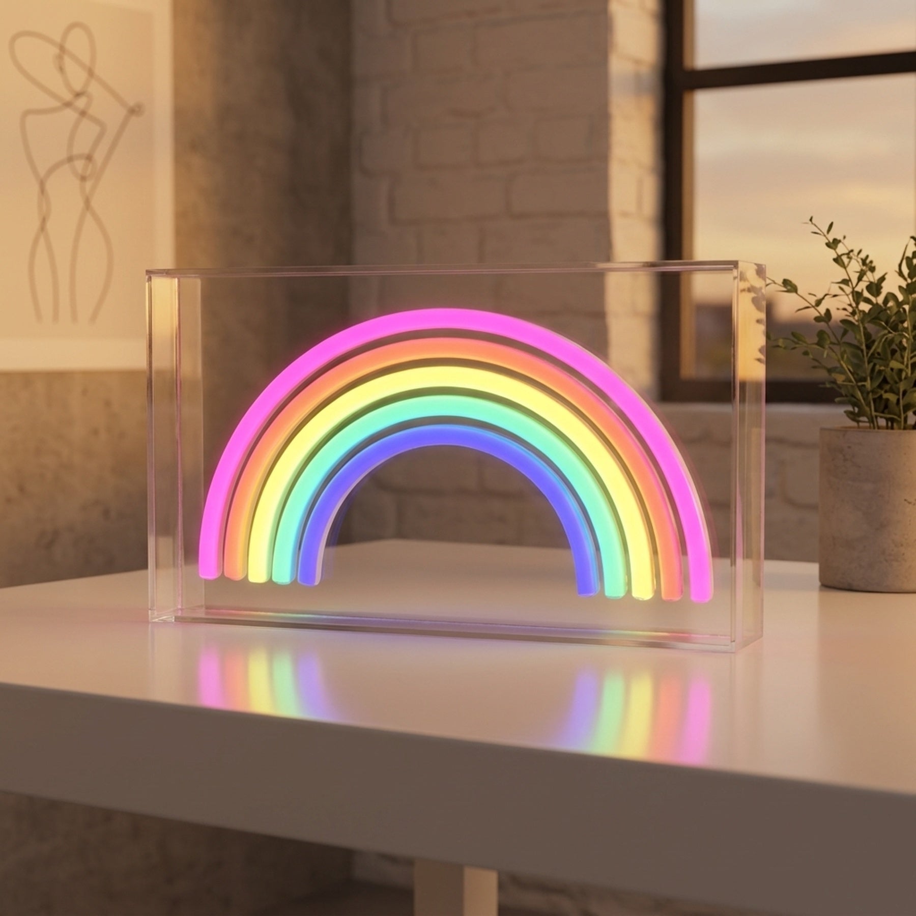 NeonEsque Rainbow USB Neon Sign Light