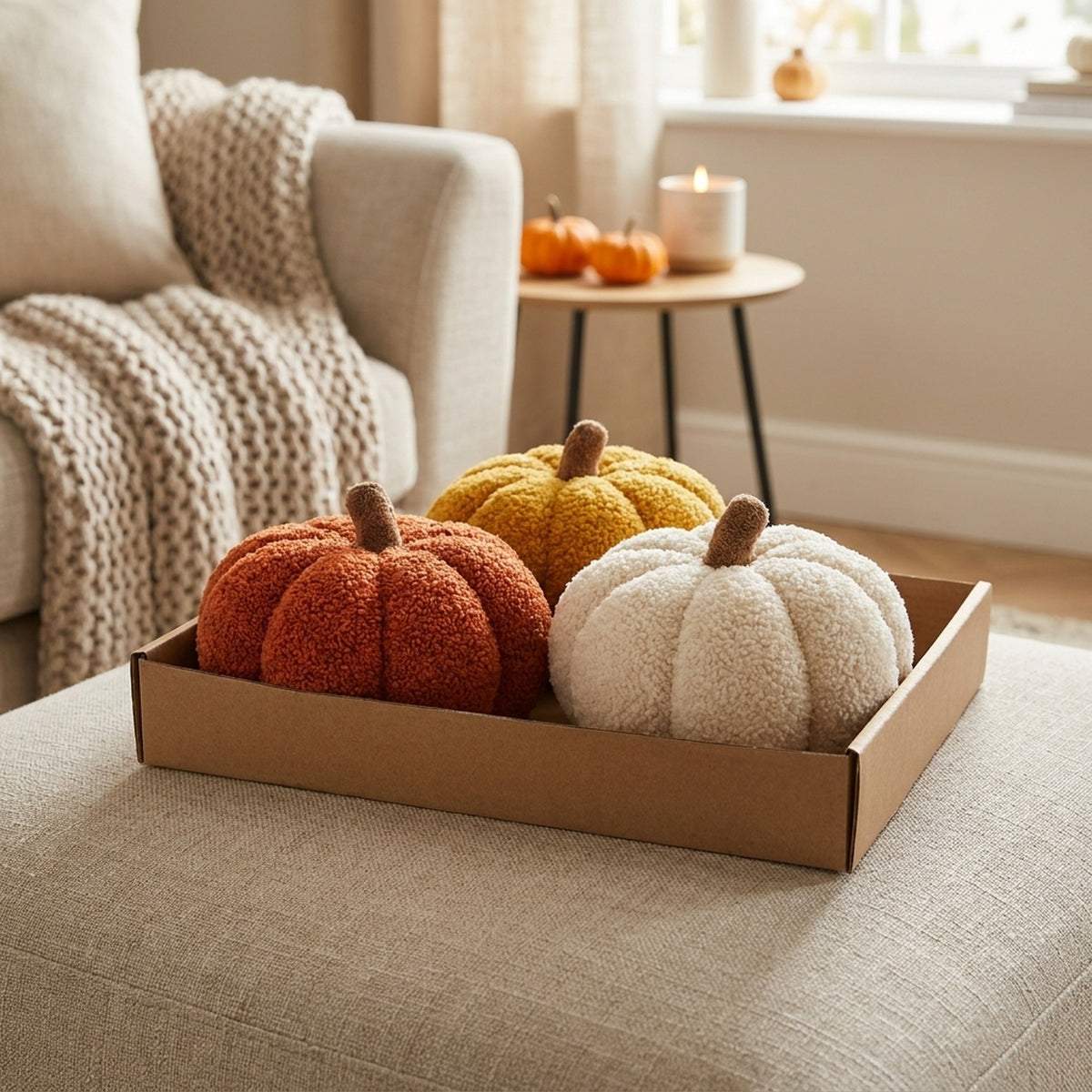 Harvest Season Pumpkin Decor Set