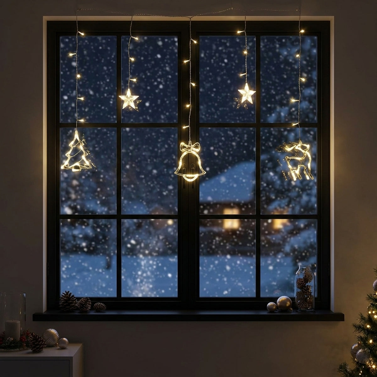 Mains Operated Decorative LED Curtain Lights