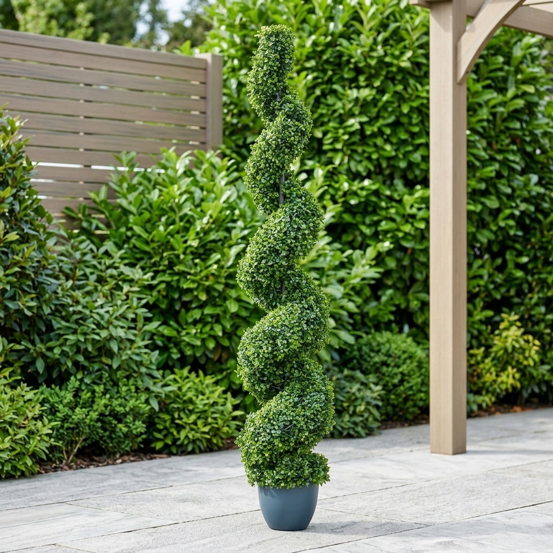 Haven Artificial Twirl Topiary Tree