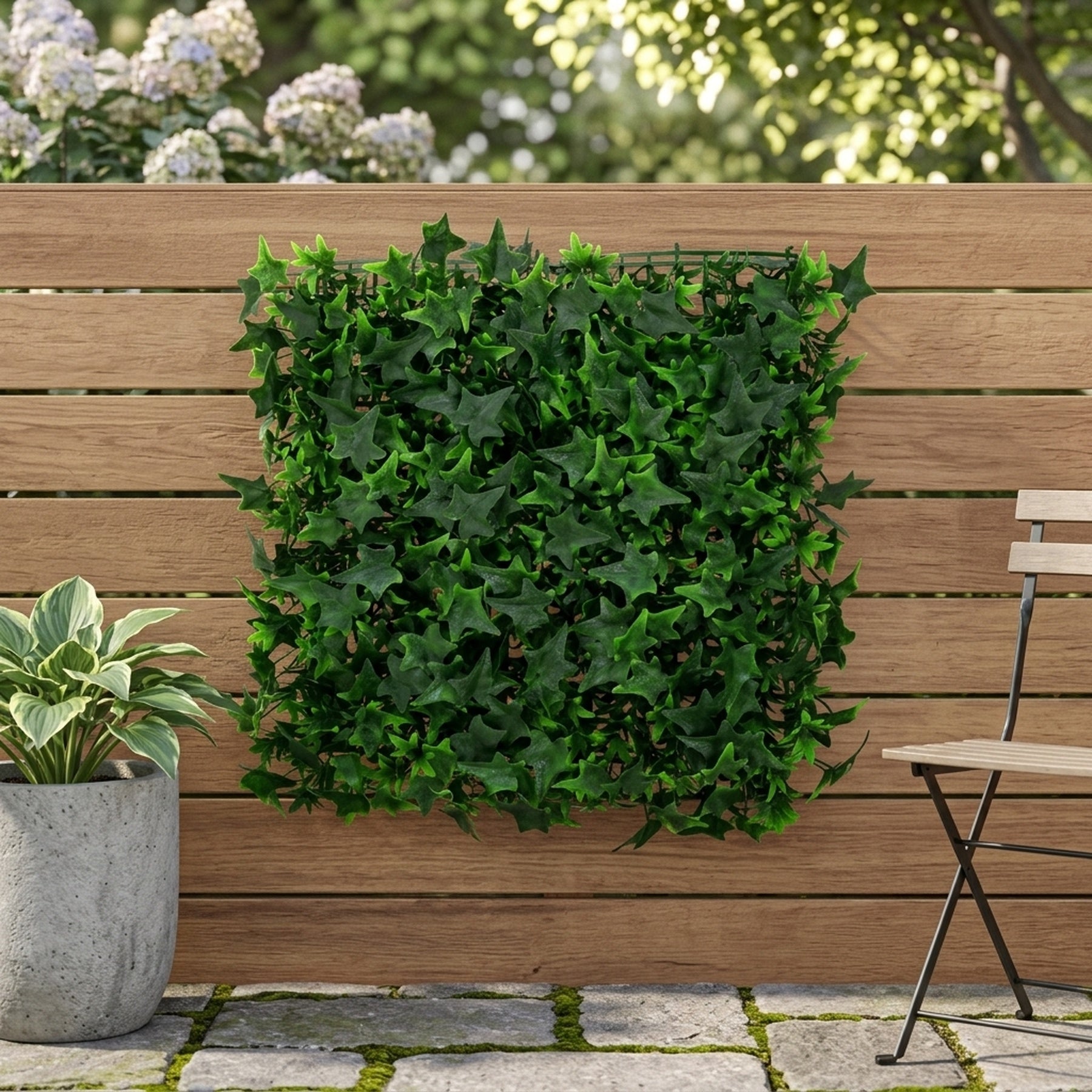 Exterior Artificial Ivy Wall Panel