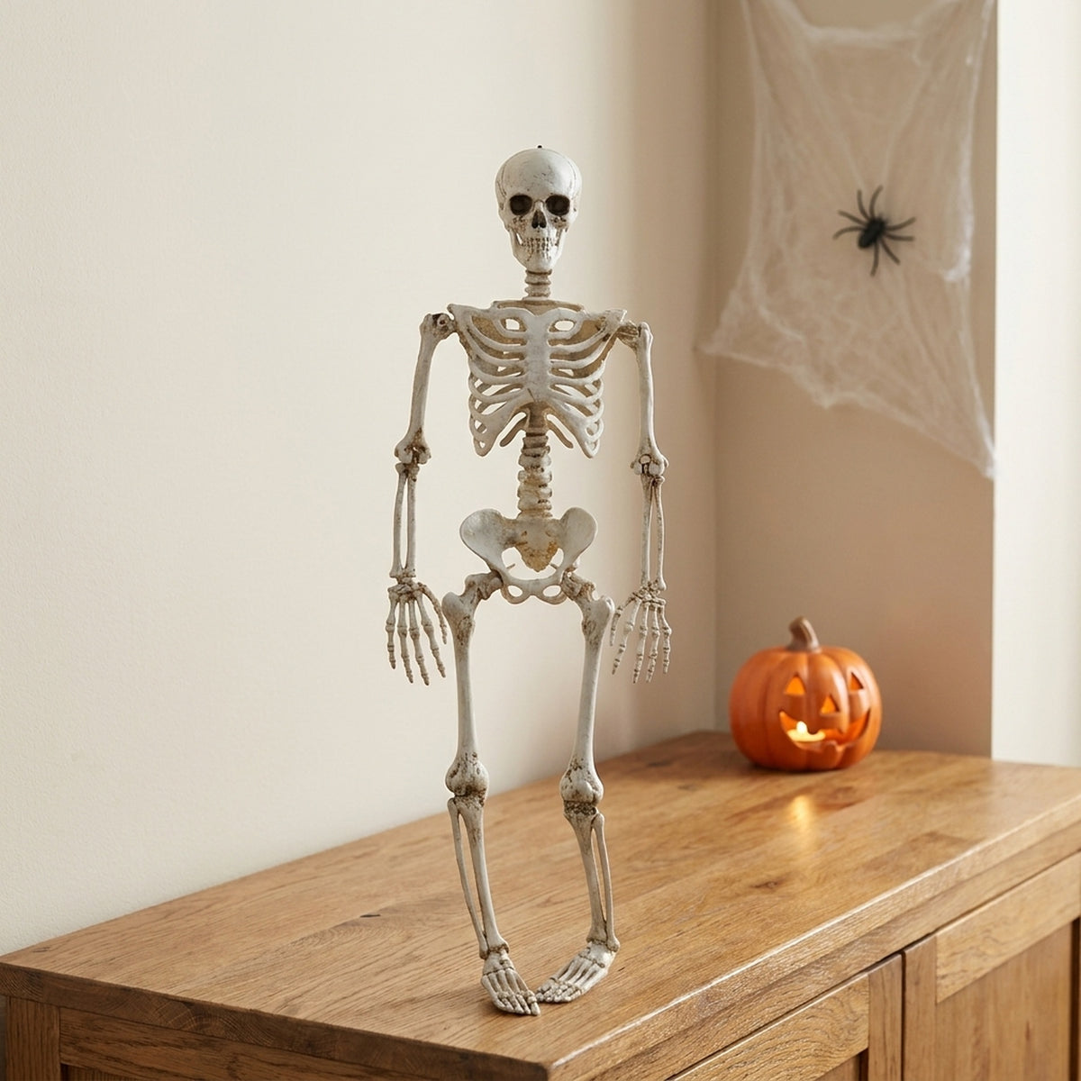 Posable Full Body Skeleton Prop Decoration
