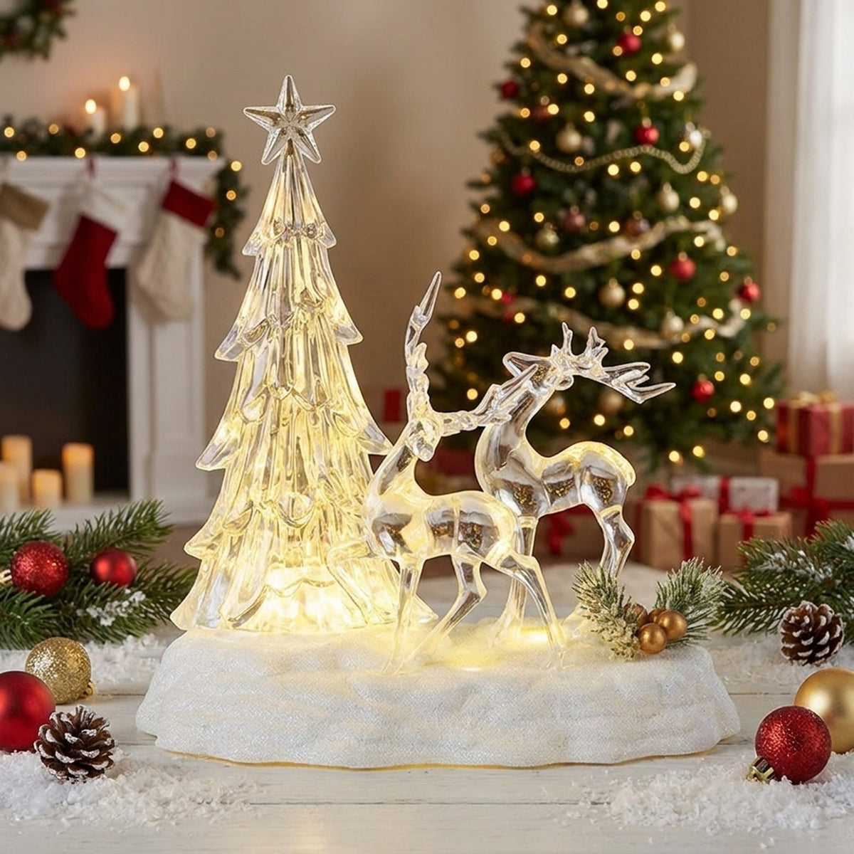 Magic LED Light Up Winter Scene Decoration