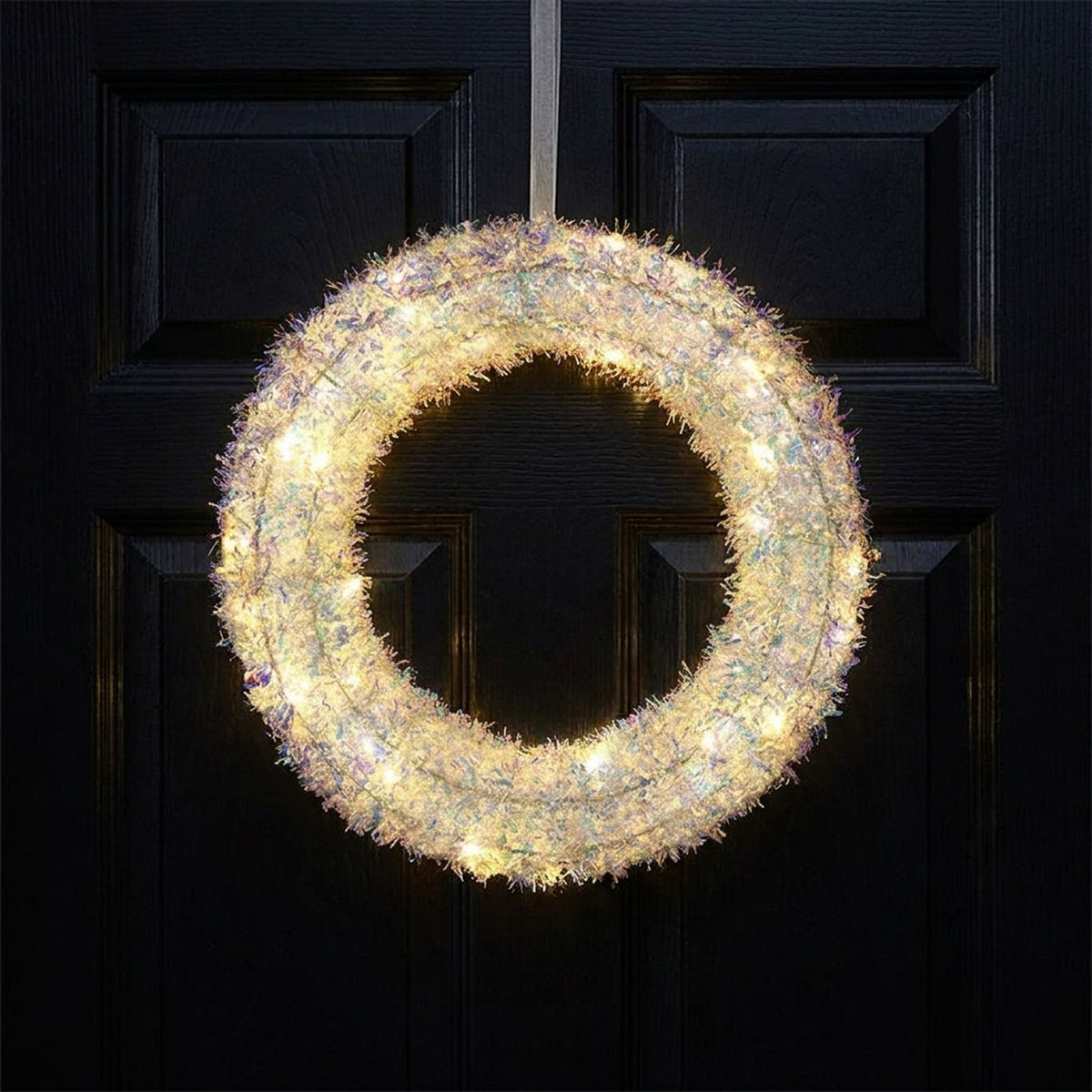 Decorative Light Up Round Wreath