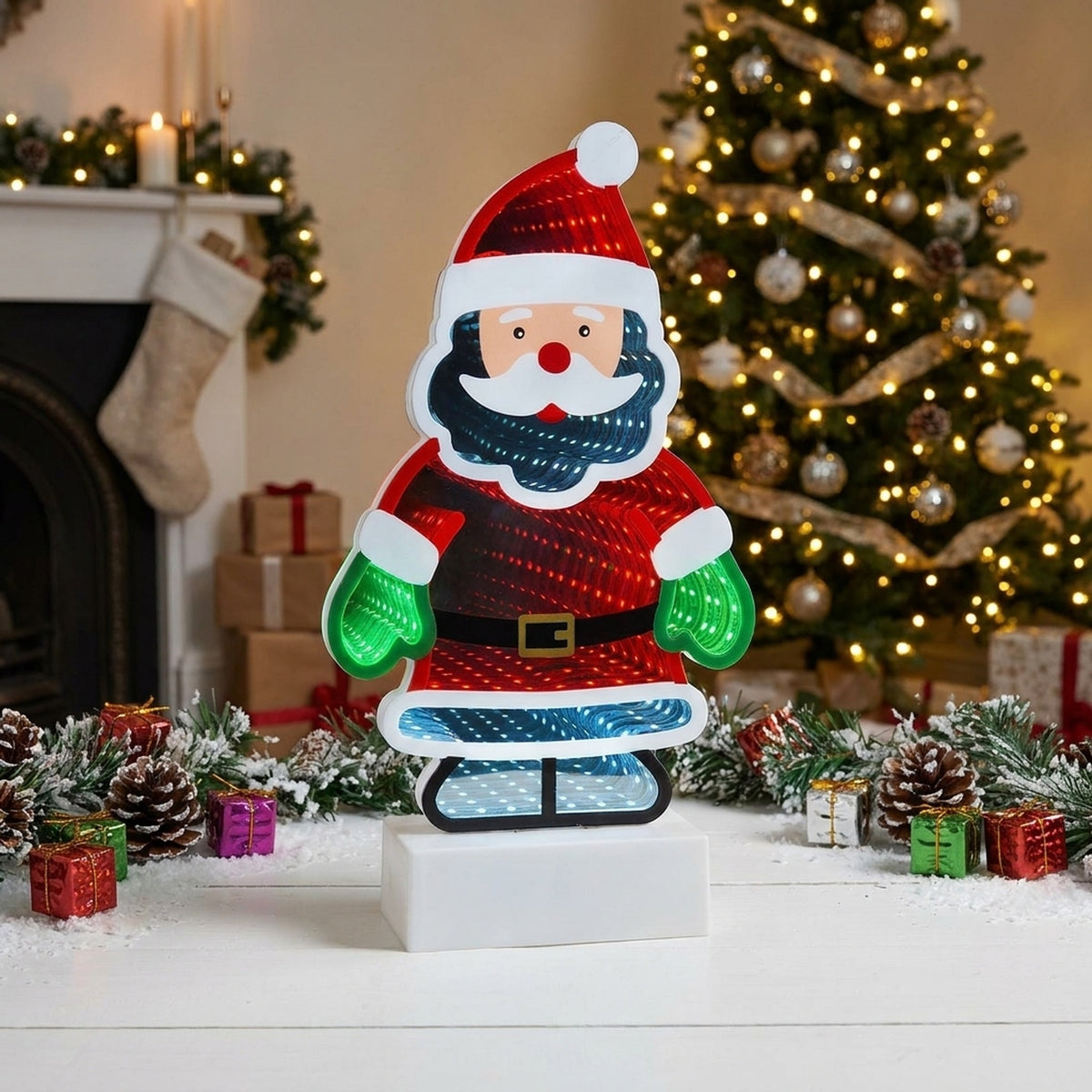 Discover Festive Santa Infinity Light - V3