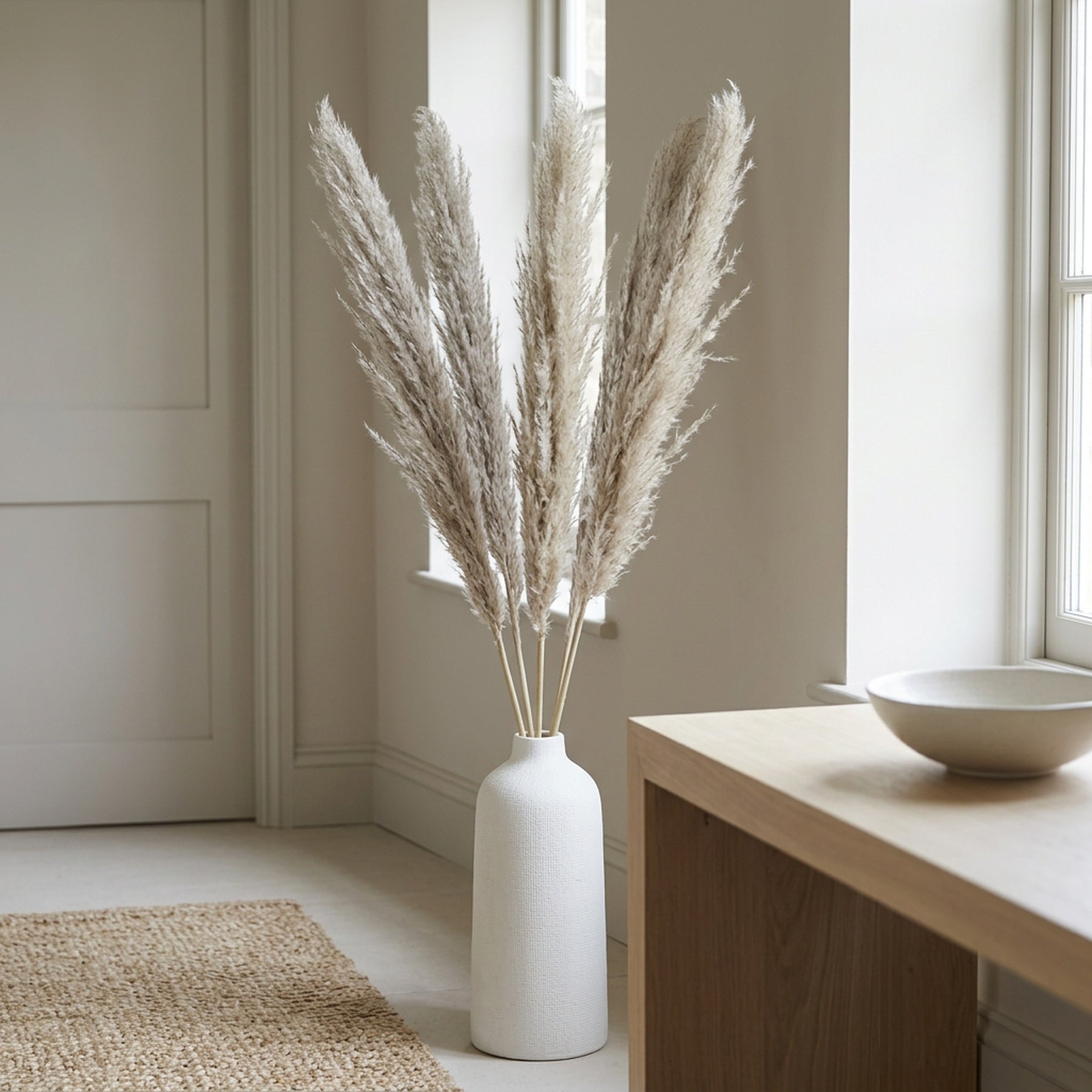 Natural Dried Pampas Grass Stems