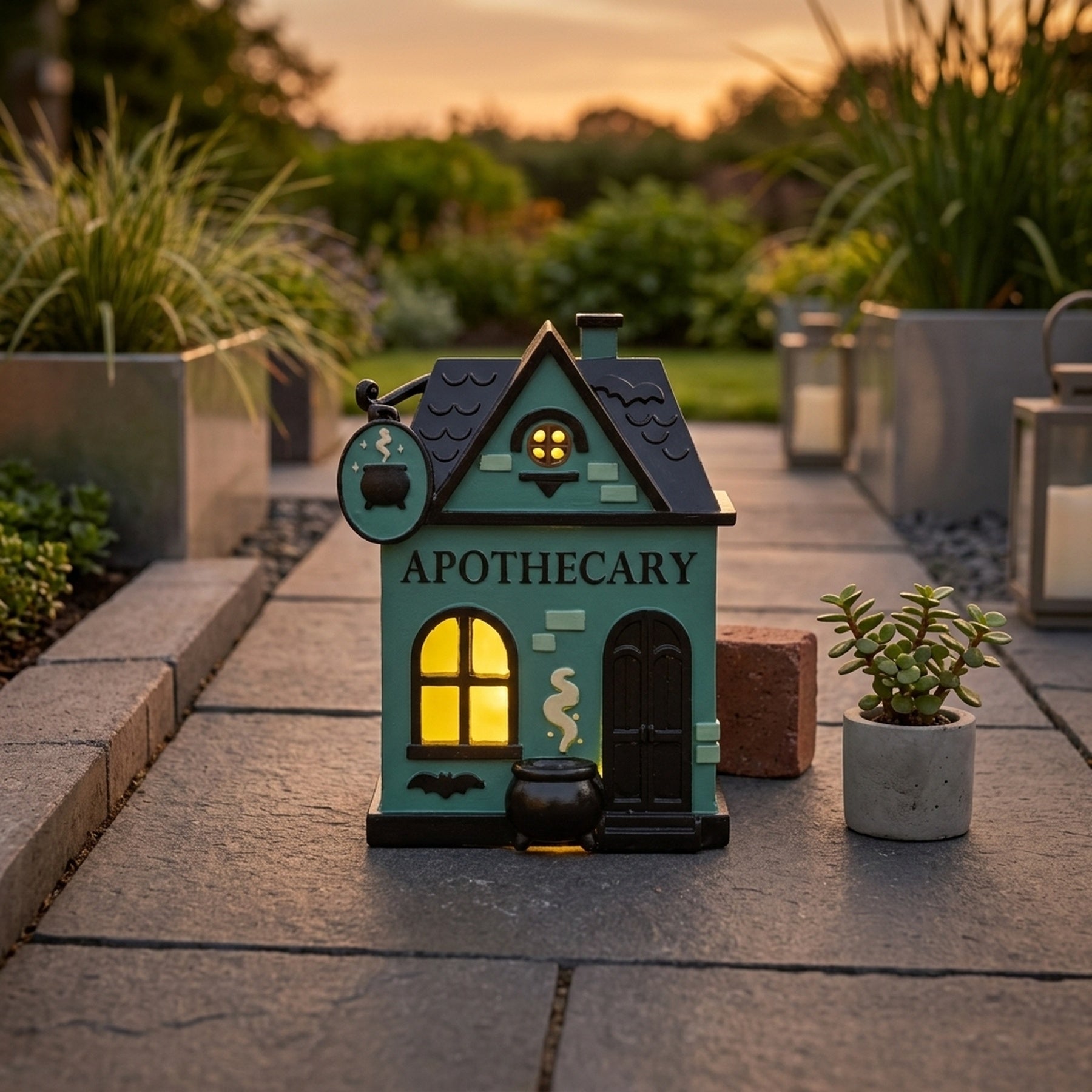 Apothecary Shop LED Light Up Decoration Statement Light