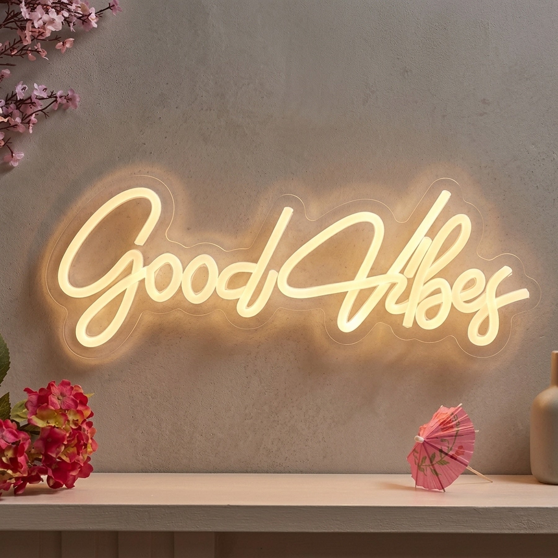 NeonEsque Good Vibes LED Neon Sign