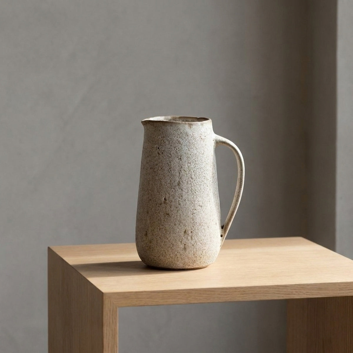 Neutral Speckled Decorative Jug
