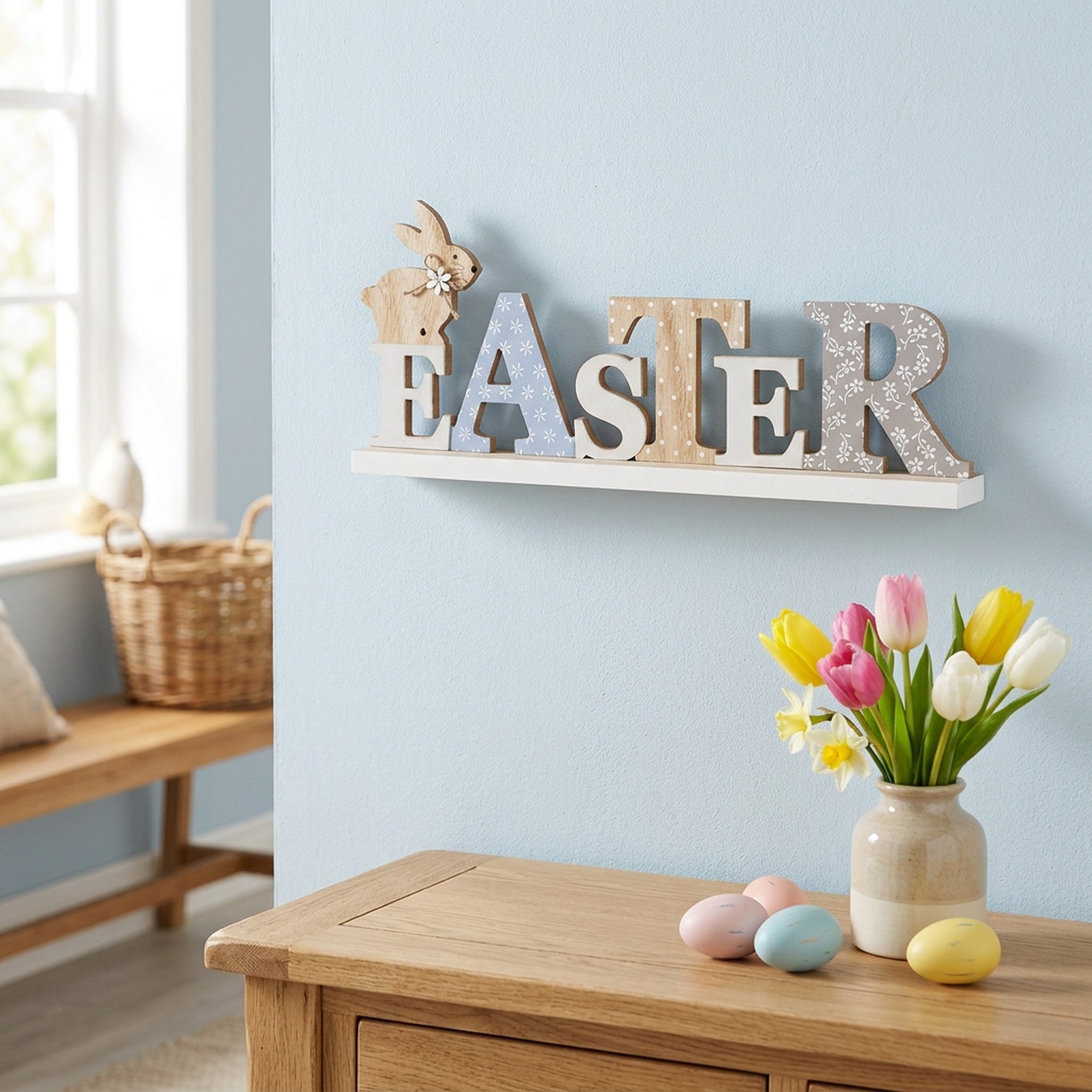 Decorative Spring Easter Home Sign