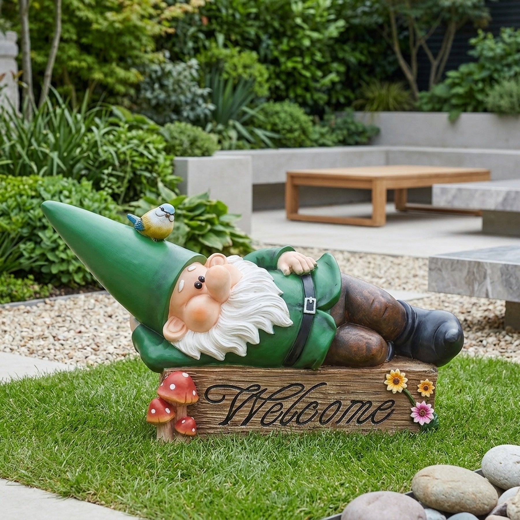 Welcoming Wilf Garden Ornament