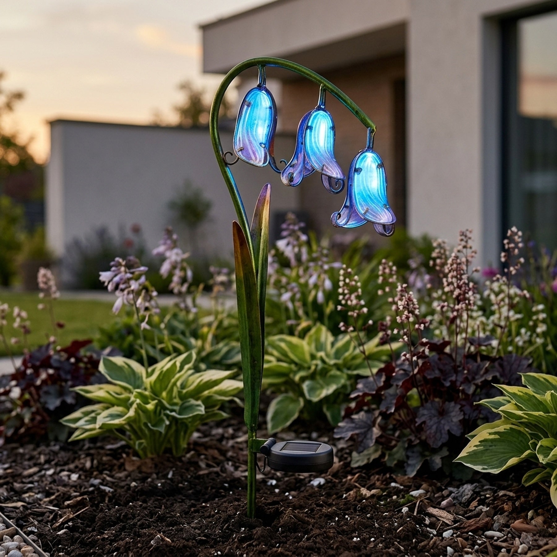 Bluebells Solar Garden Stake Light