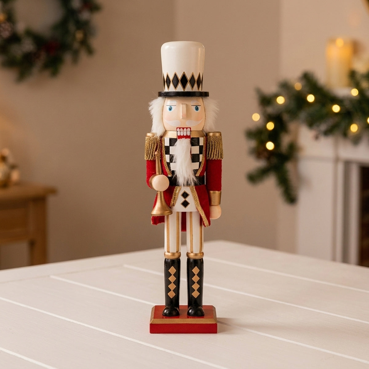 Hand-Painted Wooden Christmas Nutcracker