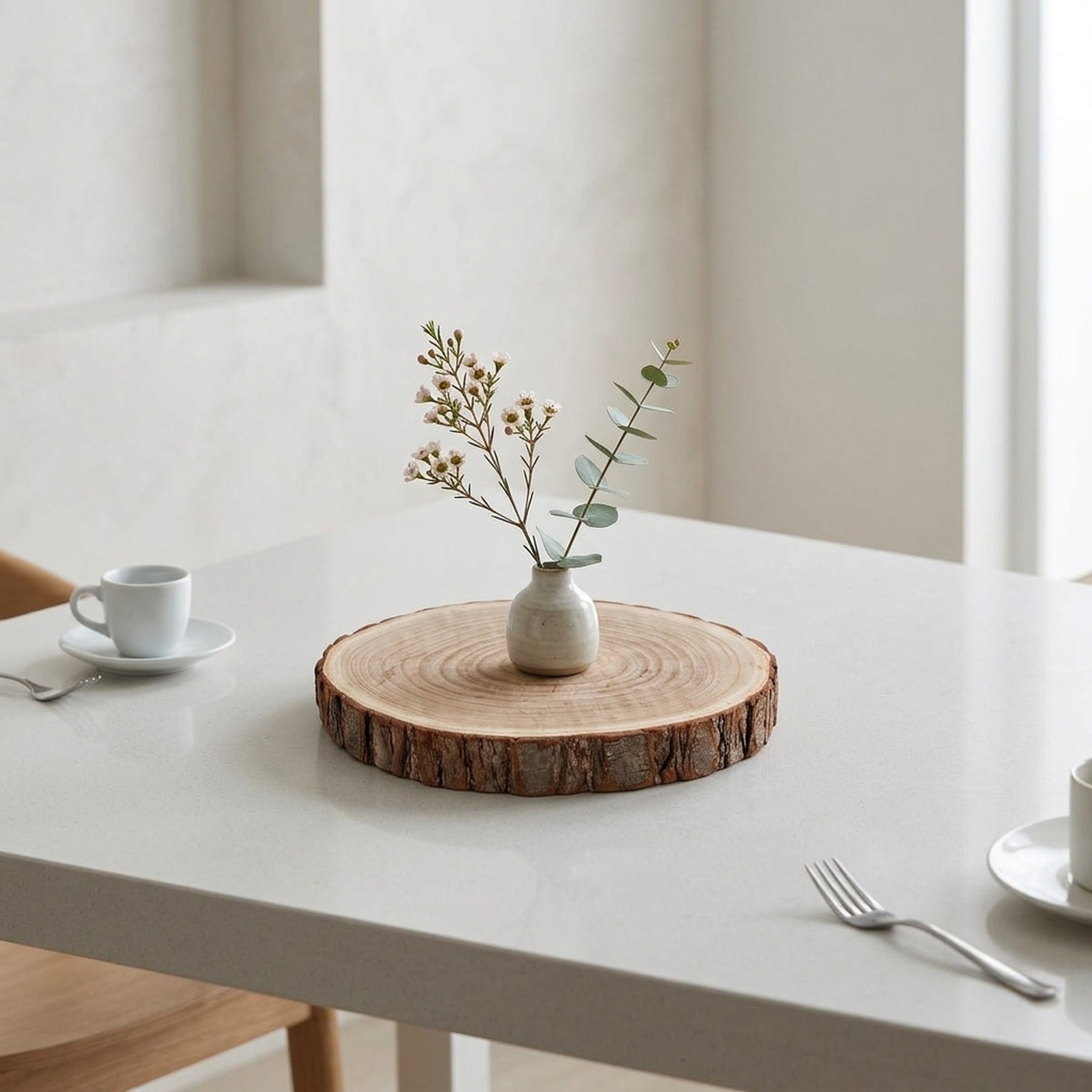 Natural Kiln-Dried Paulownia Wood Slice