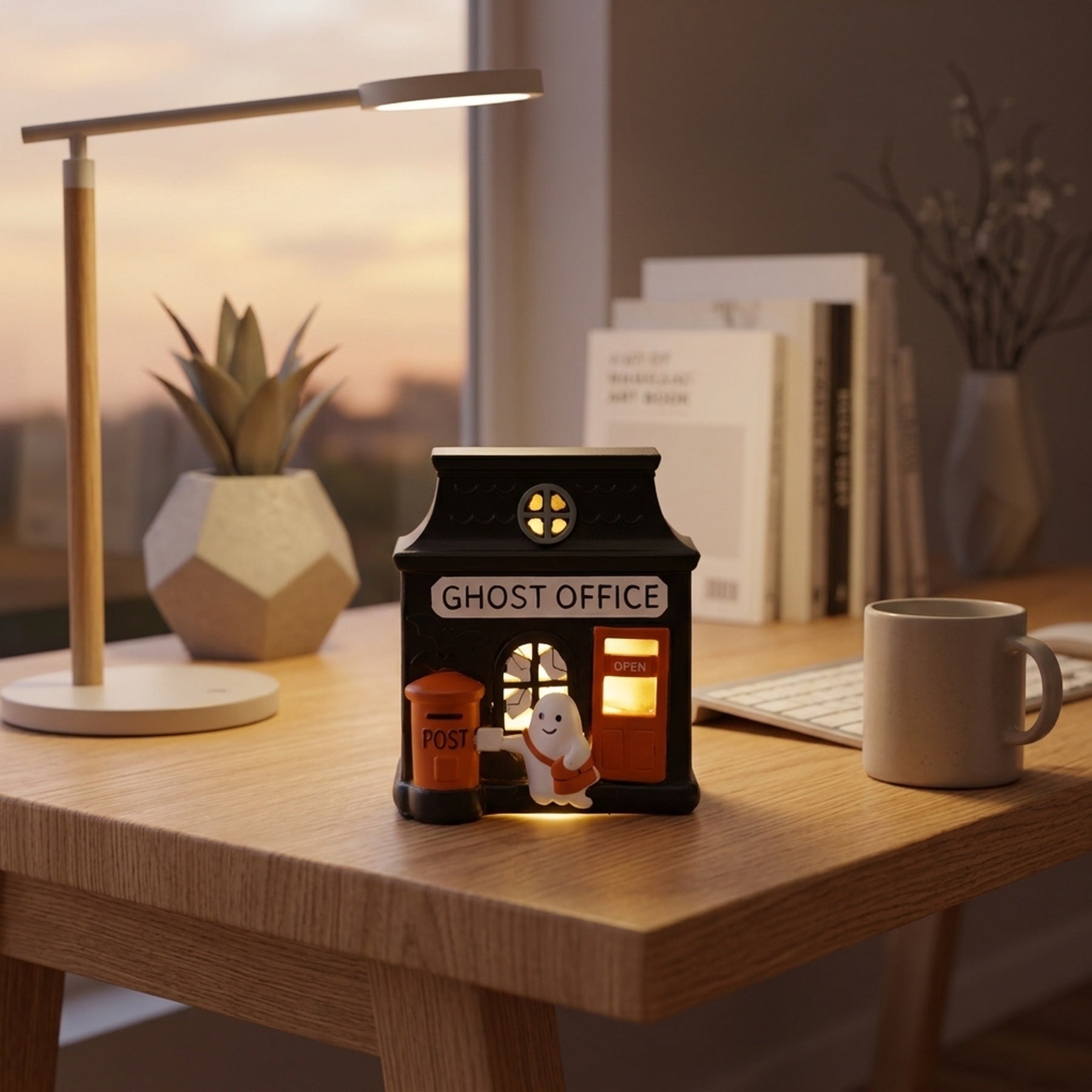 Ghost Office LED Light Up Decoration Statement Light