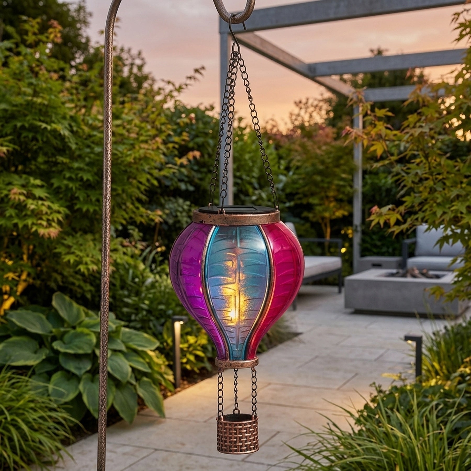 Mini Aurora Hanging Solar Hot Air Balloon
