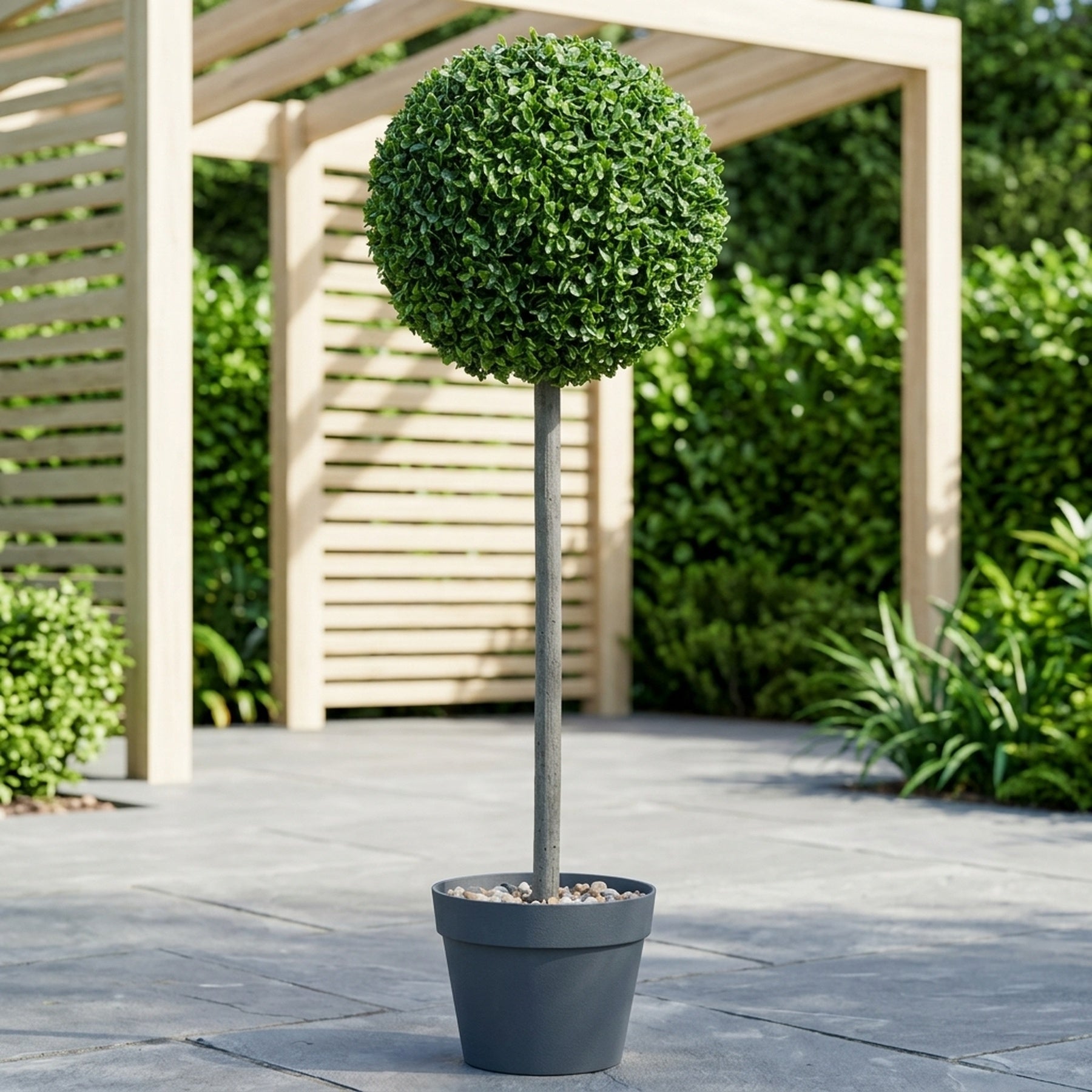 Uno Artificial Potted Topiary Tree