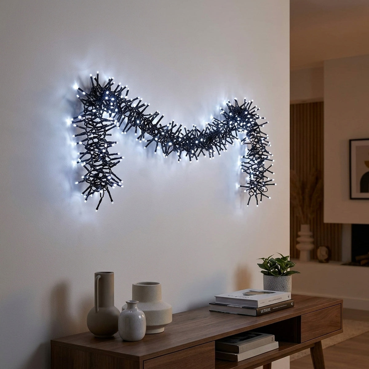Mains Operated Dazzling 750 LED Cluster String Lights