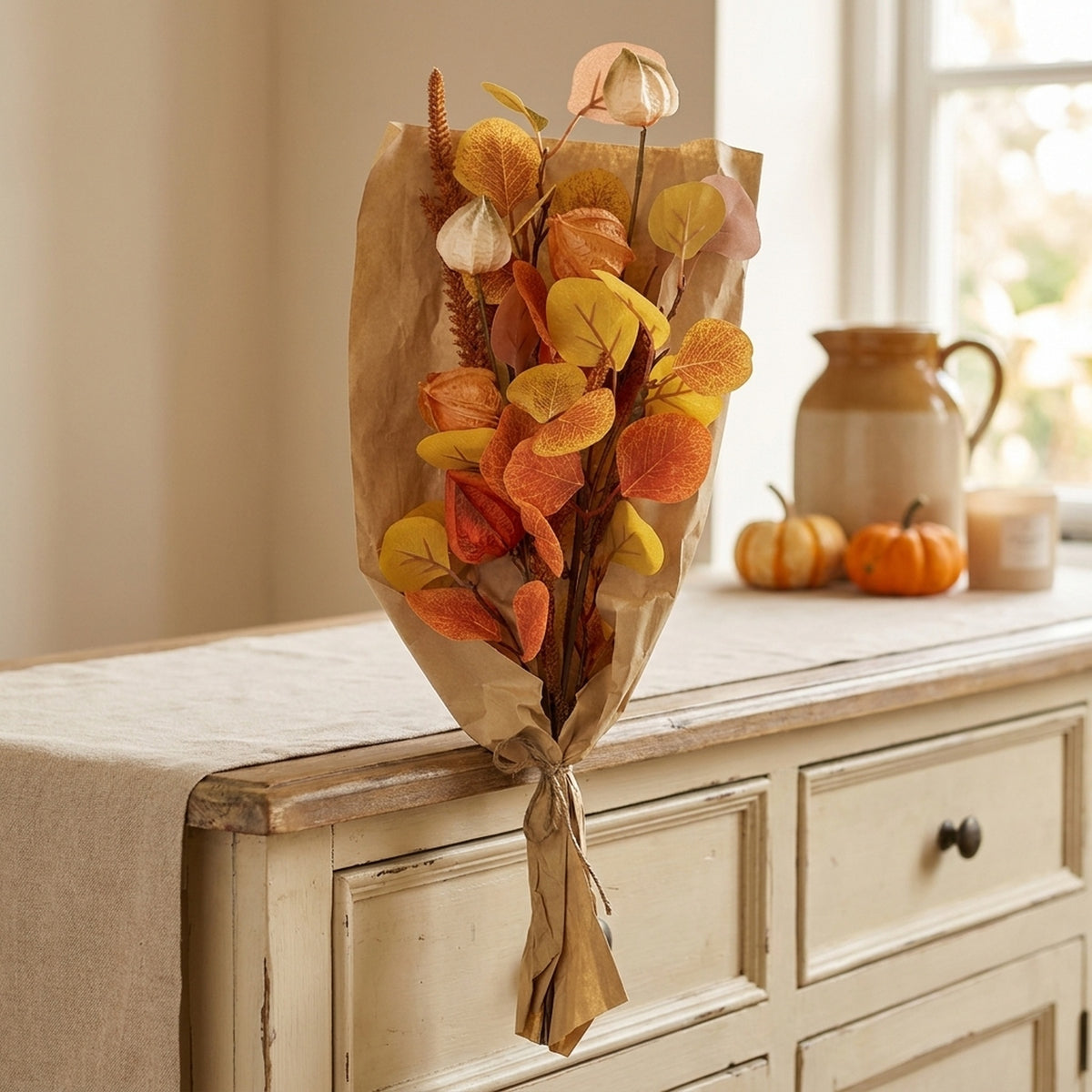 Vibrant Russet Foliage Bouquet