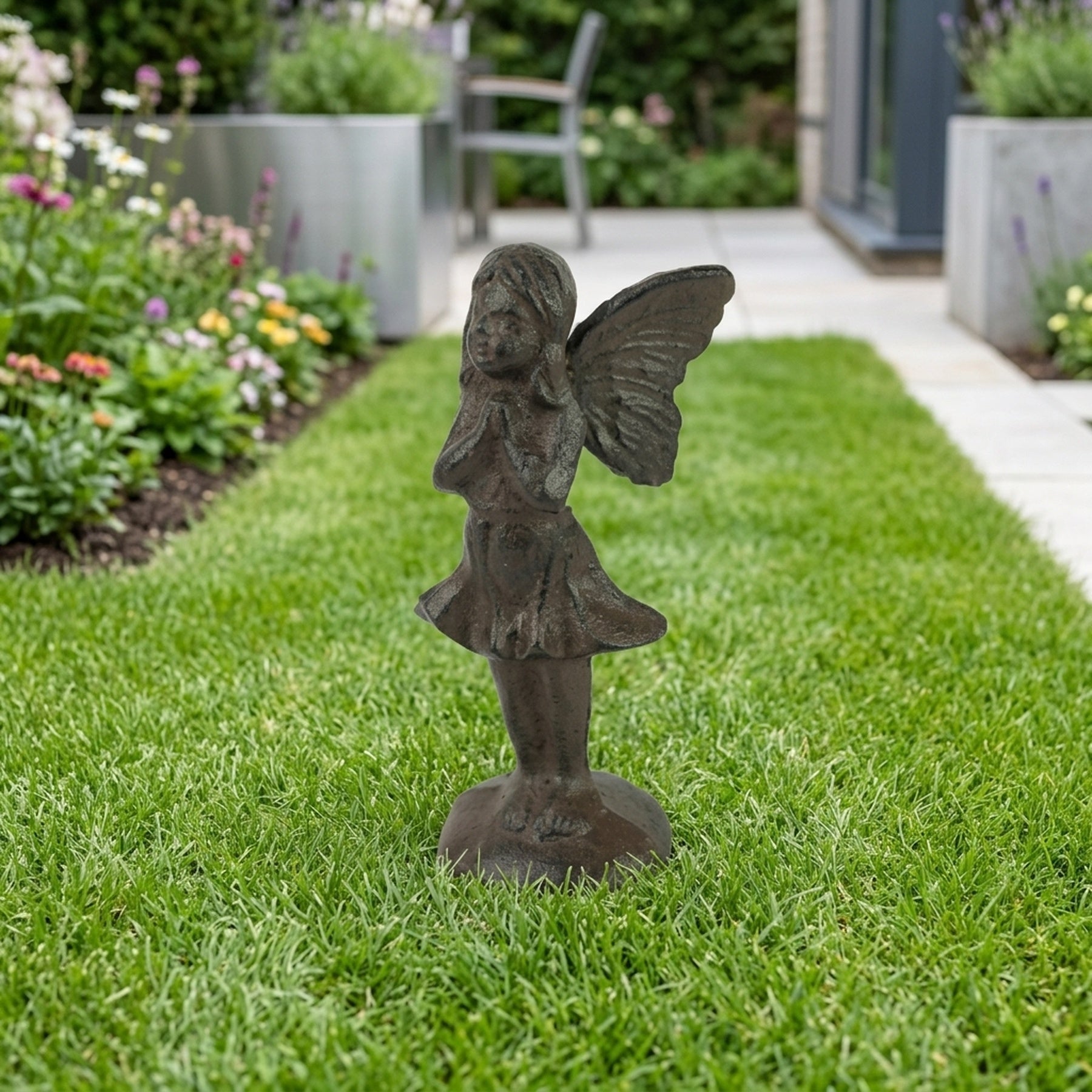 Whimsical Clapping Fairy Garden Decoration