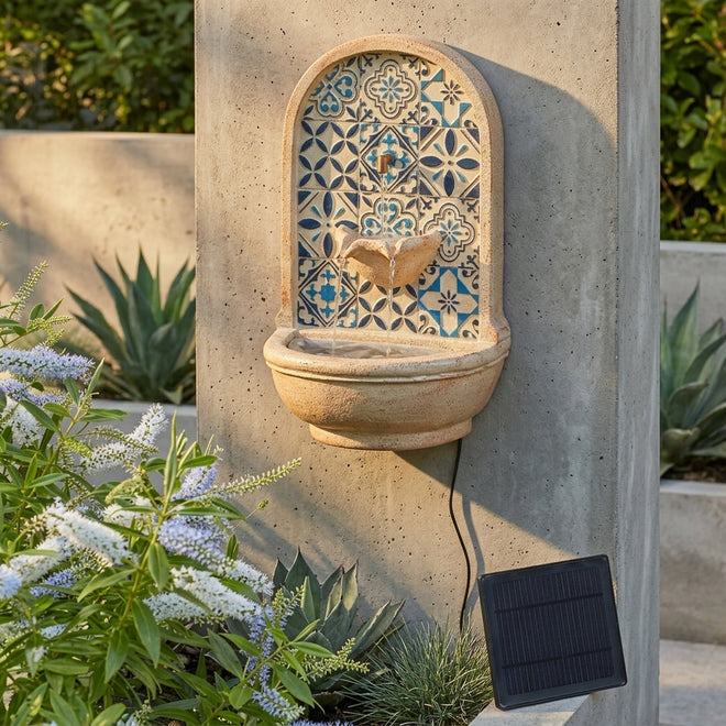 Aragon Wall Mounted Water Feature – Garden Greatness